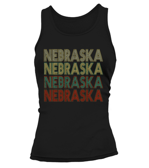 Retro America State Flag Vintage Nebraska Tank top Woman