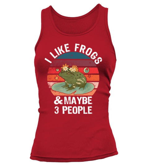 Sarcastic Frog Lover Retro Vintage Tank top Woman