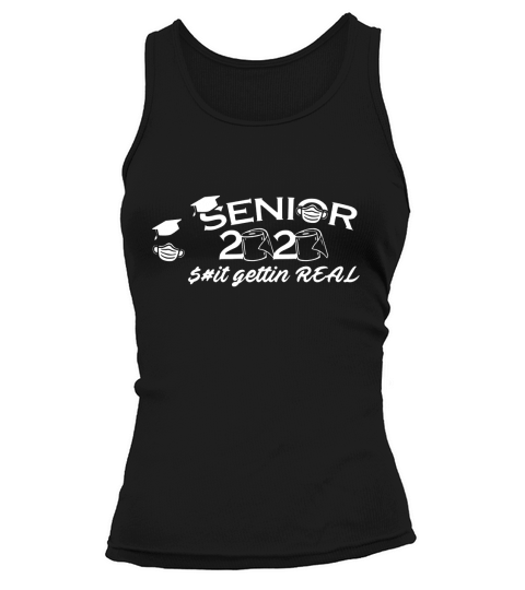 Seniors 2020 Getting Real Funny Toilet Paper Graduation Day Class of 2020 Tank top Woman