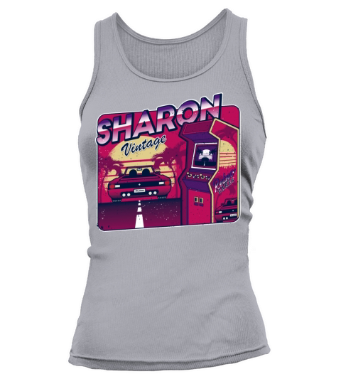 Sharon Funny Personalized Vintage Gamer 80s 90s Tank top Woman