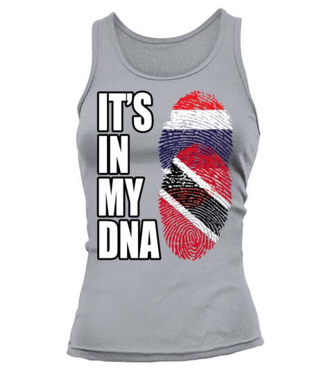 Thai And Trinidad Tobago Vintage Heritage DNA Flag Tank top Woman