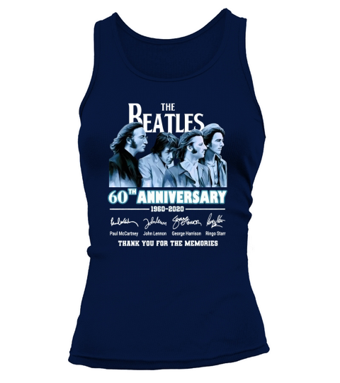 The Beatles 60th anniversary 1960-2020 signatures shirt Tank top Woman