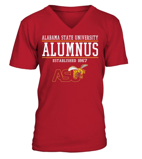 Alabama State University Alumnus V-Neck T-shirt
