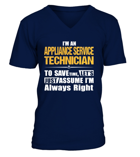 APPLIANCE SERVICE TECHNICIAN V-Neck T-shirt
