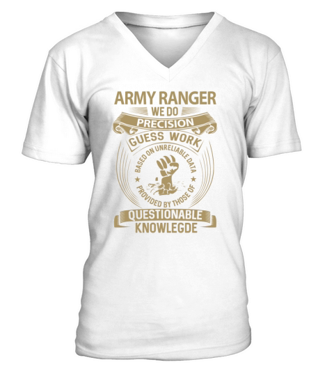 Army Ranger T Shirt - We Do Precision Gift Item Te V-Neck T-shirt