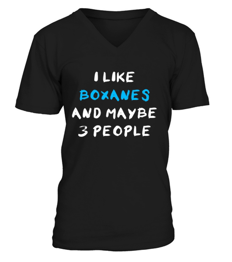 Boxane Funny V-Neck T-shirt