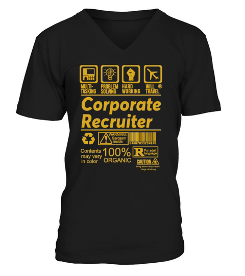 CORPORATE RECRUITER  SHIRT V-Neck T-shirt