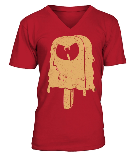 icecream wutang light brown V-Neck T-shirt