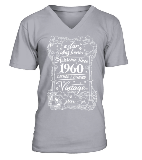 Idea for a gift to those who were born in 1960 V-Neck T-shirt