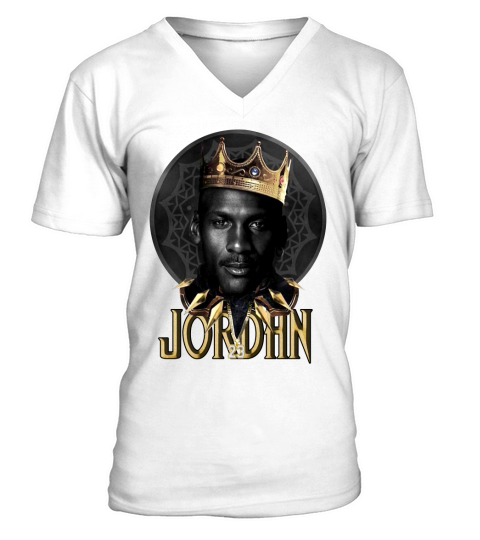 LEGENDARY King Michael Jordan V-Neck T-shirt