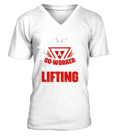 Never Underestimate Co-worker Gym Workout Fitness V-Neck T-shirt