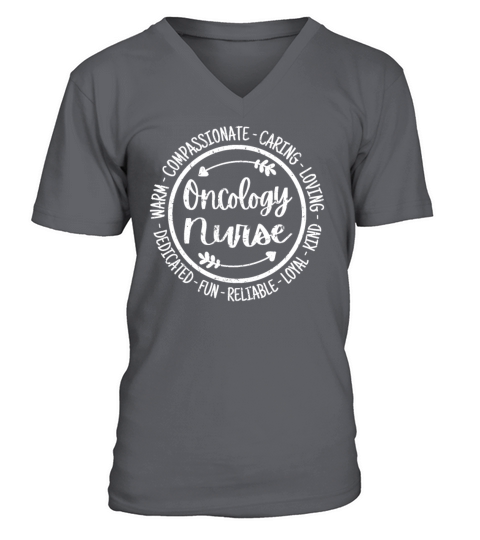 Oncology Nurse Cancer Oncologist Vintage V-Neck T-shirt