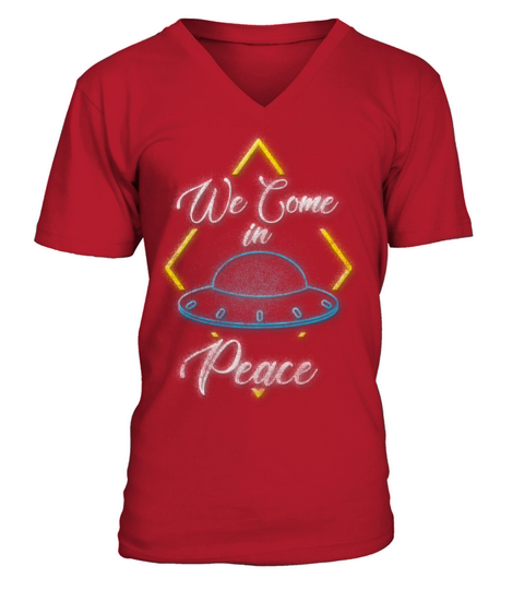 Retro Disco Colorful Old School V-Neck T-shirt