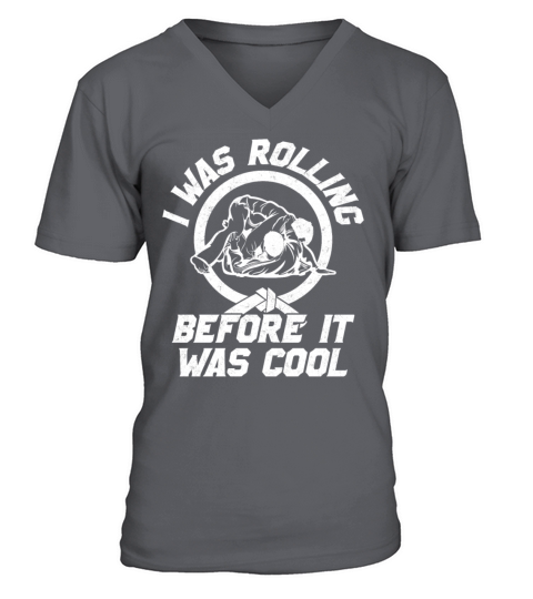 Vintage BJJ Rolling Before It was Cool Grappling J V-Neck T-shirt