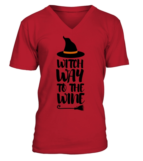 Witch Day To The Wine V-Neck T-shirt