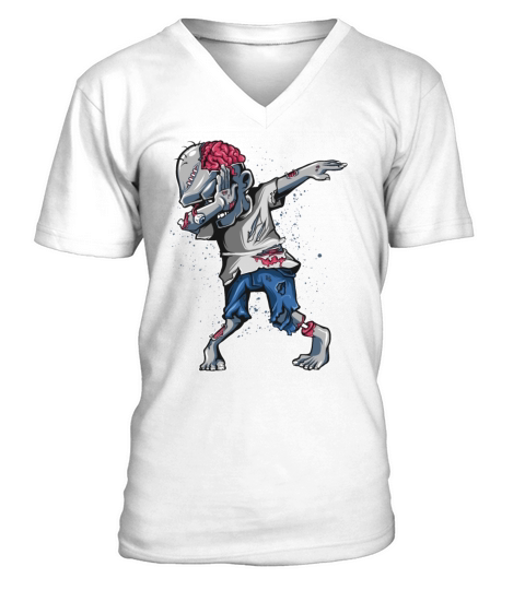 Zombie Dab Halloween T-Shirt V-Neck T-shirt