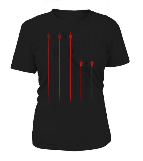 Archery Archer Usa American Flag Women's T-Shirt