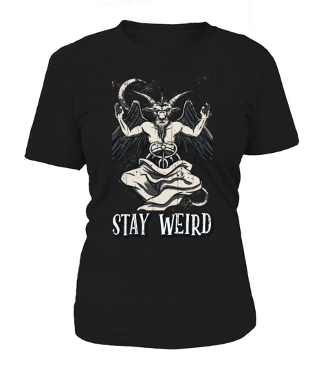 Baphomet Devil Tarot Card Occult Weird Gothic Women's T-Shirt