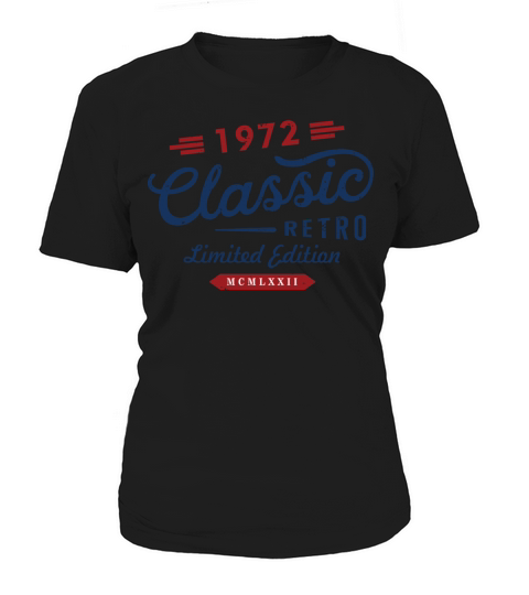 Classic Retro 1972 Limited Edition Women's T-Shirt