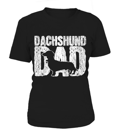 Dachshund Dad Wiener Father Fathers Day Vintage Gift T-Shirt Women's T-Shirt