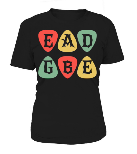 EADGBE Guitar Tuning - Vintage Musician Guitarist Women's T-Shirt