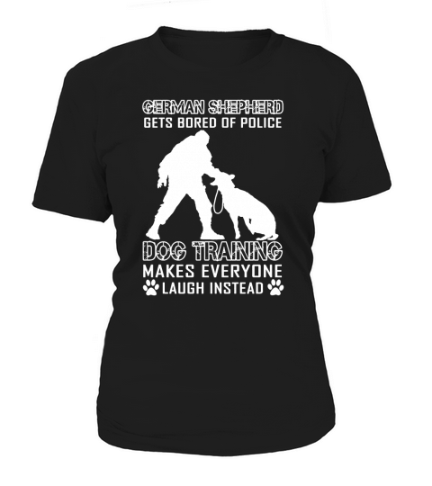 funny Dog t-shirt K9 dog German Shepherd pic 4 Women's T-Shirt