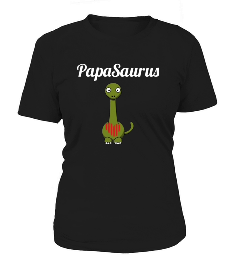 Papasaurus Funny New Dad T-Shirt Papa Gift Women's T-Shirt