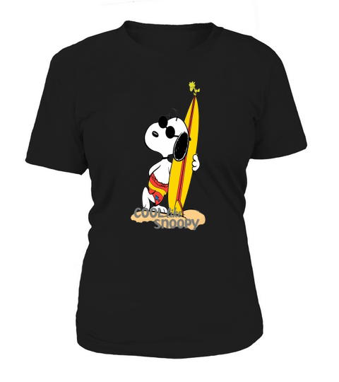 snoopy surfing Women's T-Shirt