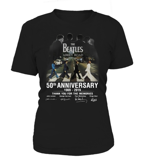 The Beatles Abbey Road 50th Anniversary 1969-2019 Signatures shirt Women's T-Shirt