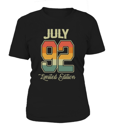 Vintage 30th Birthday July 1992 Sports Gift Women's T-Shirt