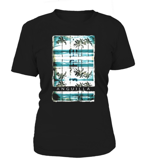 Vintage Anguilla Shirt Ocean Beach Vacation Tshirt Men Women Women's T-Shirt