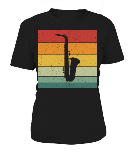 Vintage Retro Saxophone Vintage Music Women's T-Shirt