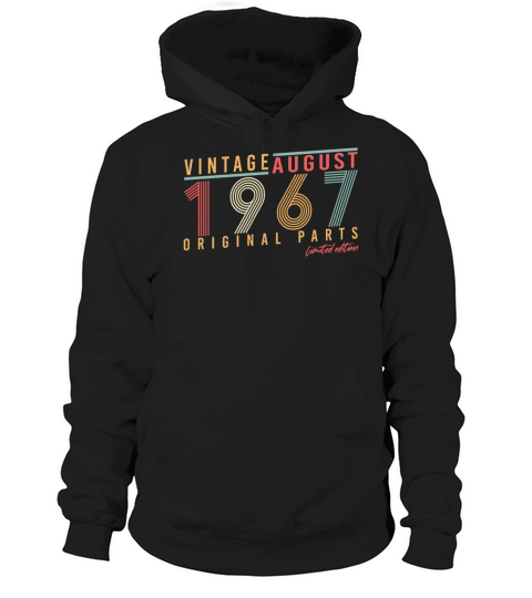 1967 August Vintage Hoodie Unisex