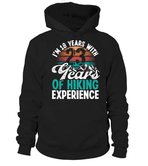 41 Years Old Hiking Mountains Vintage 41 Birthday Hoodie Unisex