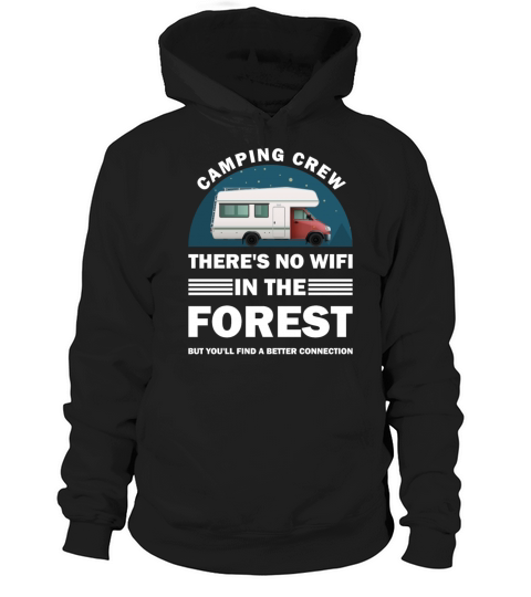 Funny Camping Crew Family Outdoor Vacation Hoodie Unisex