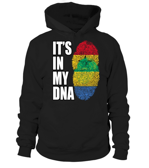 Ghanaian And Gabonese Mix Heritage DNA Flag Hoodie Unisex