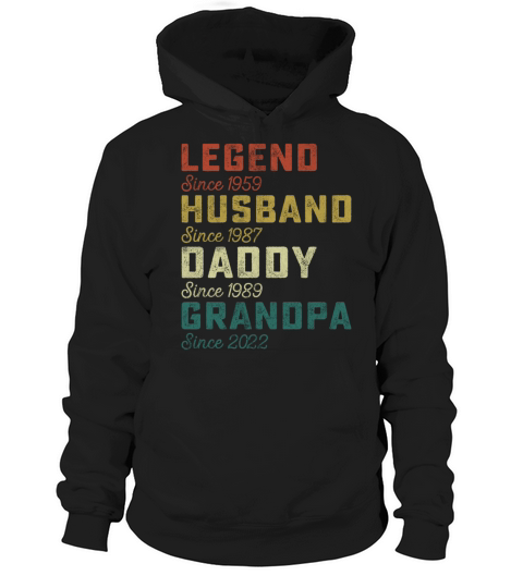 Legend Husband Dad Grandpa Personalized Gifts Hoodie Unisex