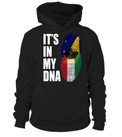 Tokelauan And Kuwaiti Mix Heritage DNA Flag Hoodie Unisex