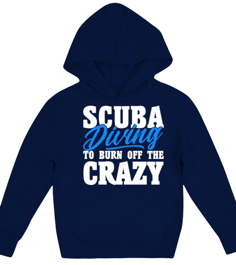 Scuba Diving Gift Underwater Lover Scuba Diver Kids Hoodie