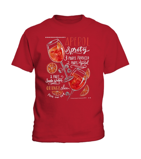 Aperol spritz 3 parts prosecco 2 parts aperol 1 part soda water shirt - Coffee Mug (colored) Kids T-Shirt