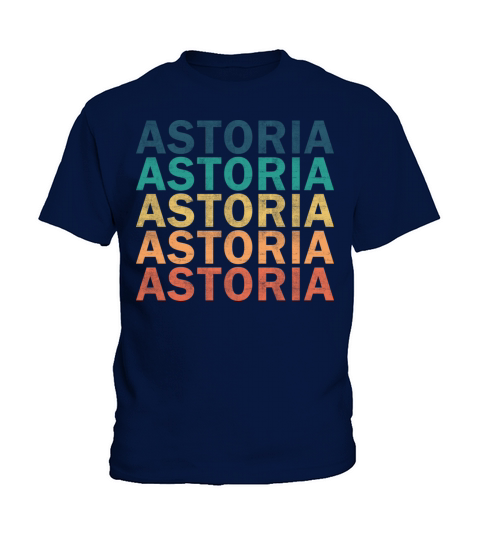 Astoria Name T Shirt - Astoria Vintage Retro Name Kids T-Shirt