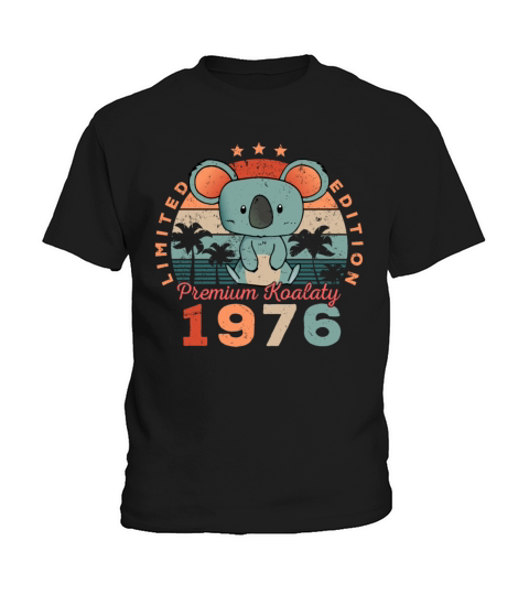 Birth Year 1976 Birthday Gift Koala Bear Koalas Kids T-Shirt