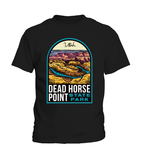 Dead Horse Point State Park Utah Vintage Kids T-Shirt