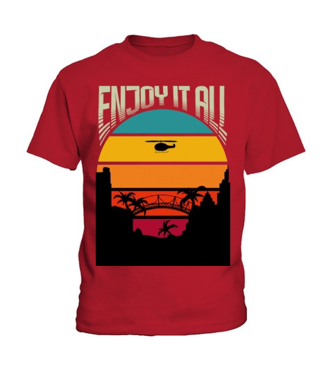 Enjoy it all vintage retro summervibes Kids T-Shirt