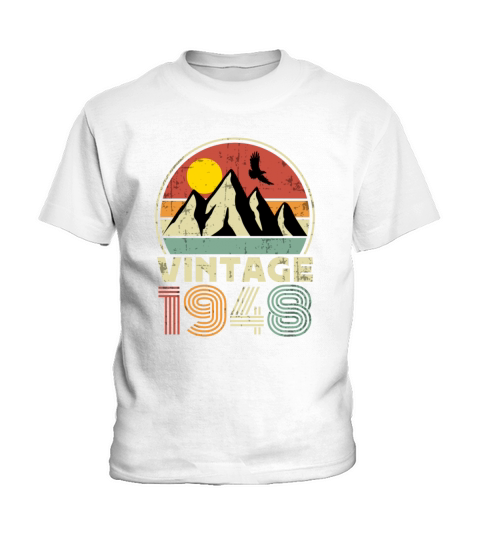 Funny Birthday Born in 1948 Limited Edition Kids T-Shirt