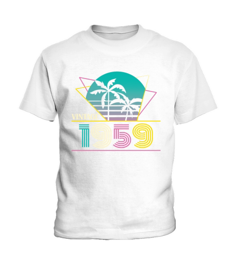 Funny Birthday Born in 1959 Limited Edition Kids T-Shirt