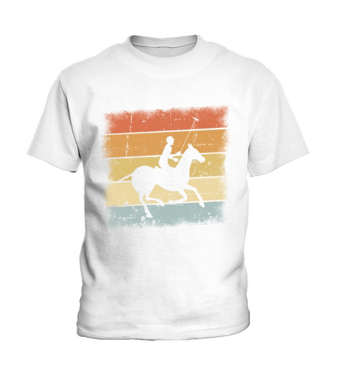 Polo Equestrian Retro Design Kids T-Shirt