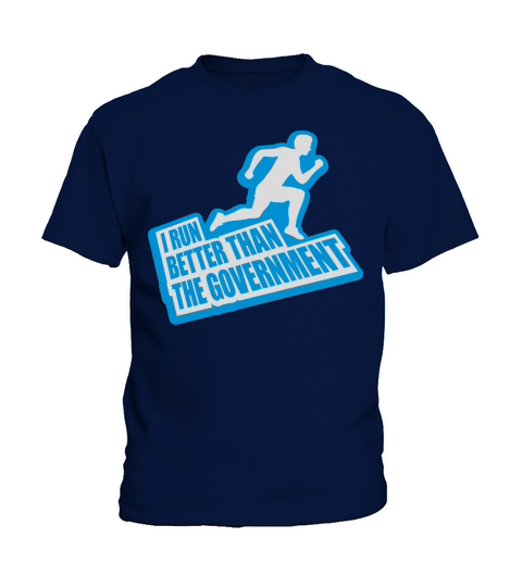 run better than government Kids T-Shirt