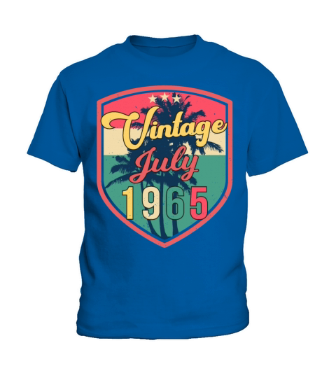Vintage 1965 July Kids T-Shirt