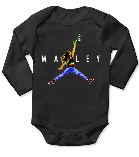 Air Marley Bob Marley Long Sleeve Baby One-Piece
